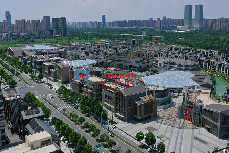 合肥文一塘溪津門天幕鋼結構及ETFE氣枕膜工程順利完工