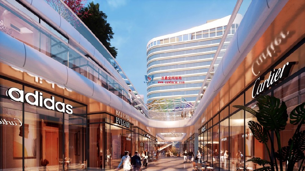 茂名總匯天街ETFE氣枕商業(yè)天幕，打造光影藝術(shù)“場景”