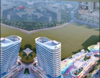 廣東茂名總匯ETFE氣枕商業(yè)天幕