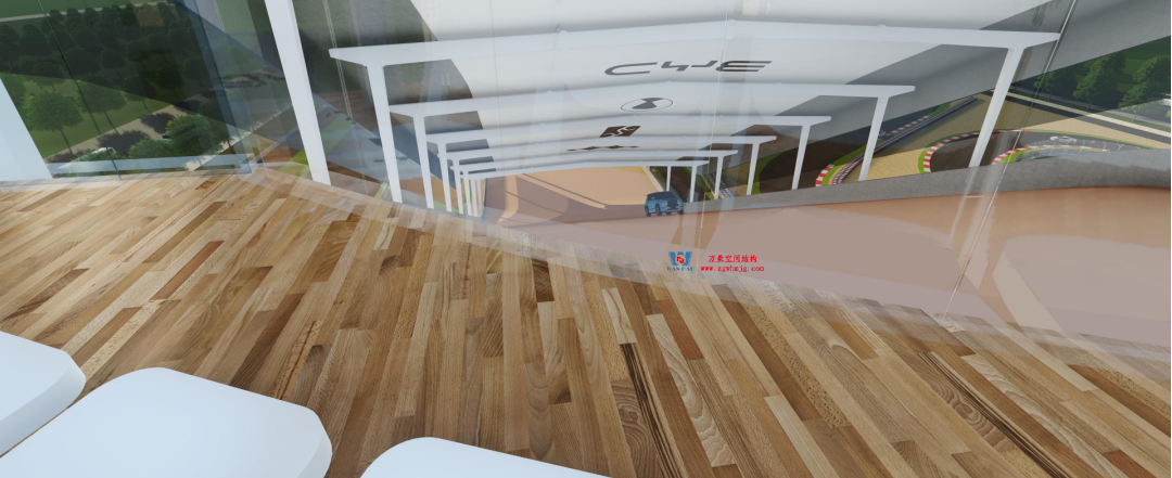 馭風(fēng)逐沙，織就賽道美學(xué)——比亞迪紹興嵊州賽車場(chǎng)干拔沙坡觀景平臺(tái)鋼膜結(jié)構(gòu)