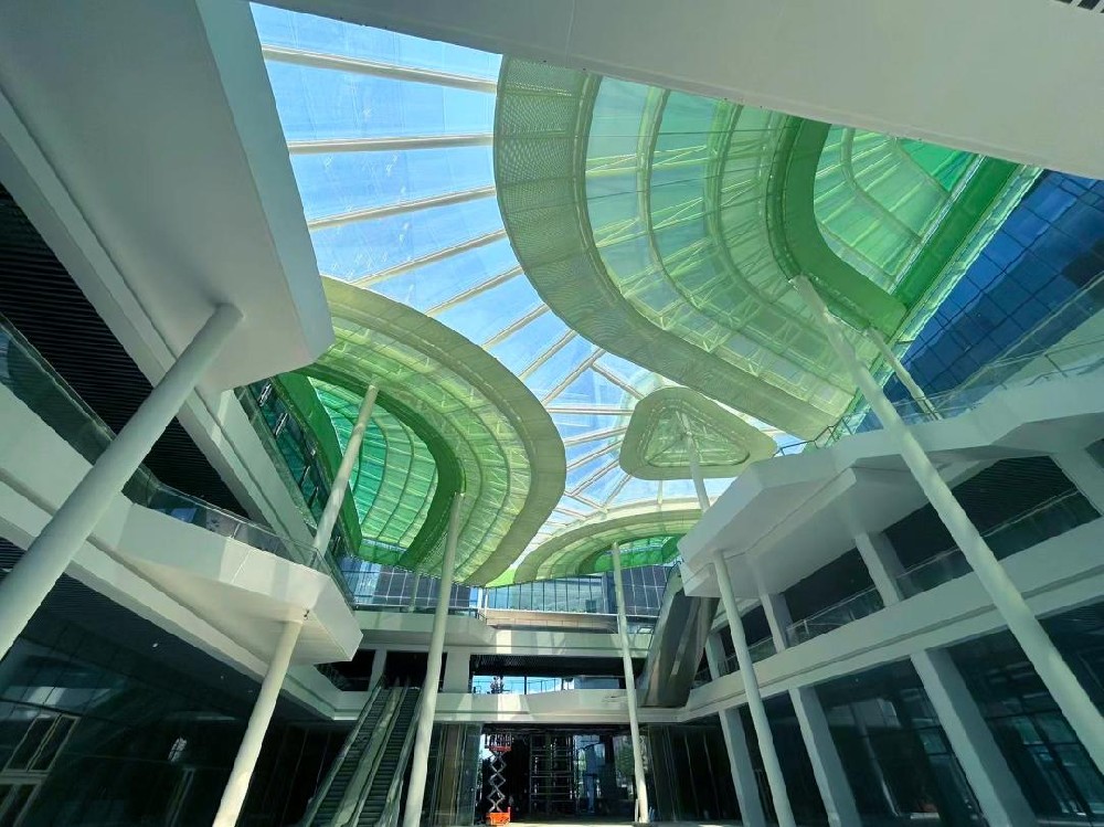 杭州爆紅新地標(biāo)！鋼膜結(jié)構(gòu)茶香穹頂！