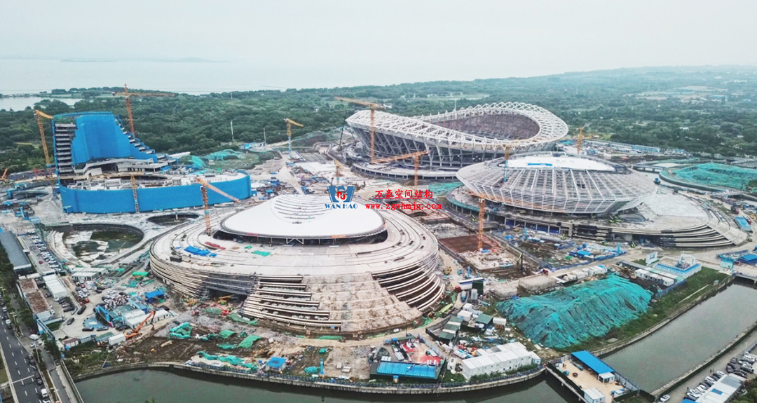 緊跟“蘇超熱浪”，火熱施工中，一只白鷺即將振翅高飛！