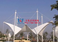 膜結構遮陽棚安裝哪家好？為什么膜結構遮陽棚選萬豪？